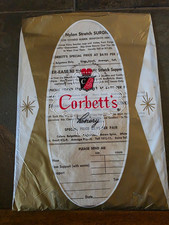 NIP Vtg Corbett's Hosiery Beige Seamless Mesh 9 1/2 Long Stockings
