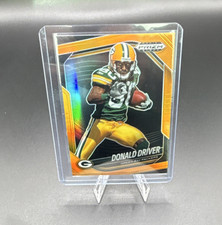 Panini 2023 Prizm Black Football Donald Driver #61 Packers Orange /49