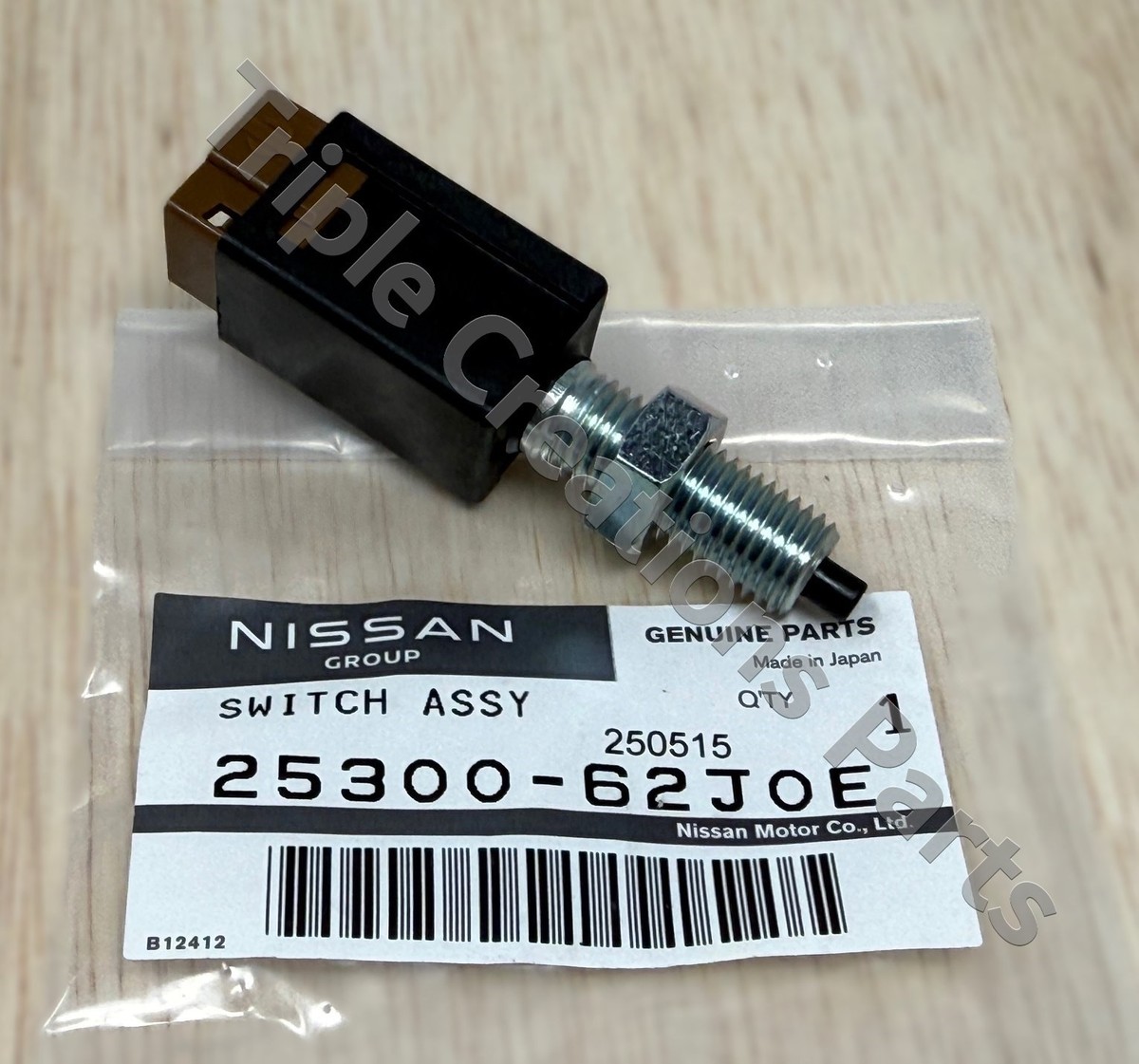 25300-62J0E Genuine Nissan Switch Cruise Control Cancel 2530062J0E