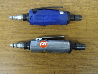 #ad #ad 2 Campbell Hausfeld Pneumatic Mini Die Grinders TL102002 amp; TL1120 Bin 480 $24.95