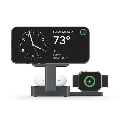 Nimble PIVOT 3-in-1 Wireless Charger, Universal Qi Charging Stand NB-WP-3N-12541