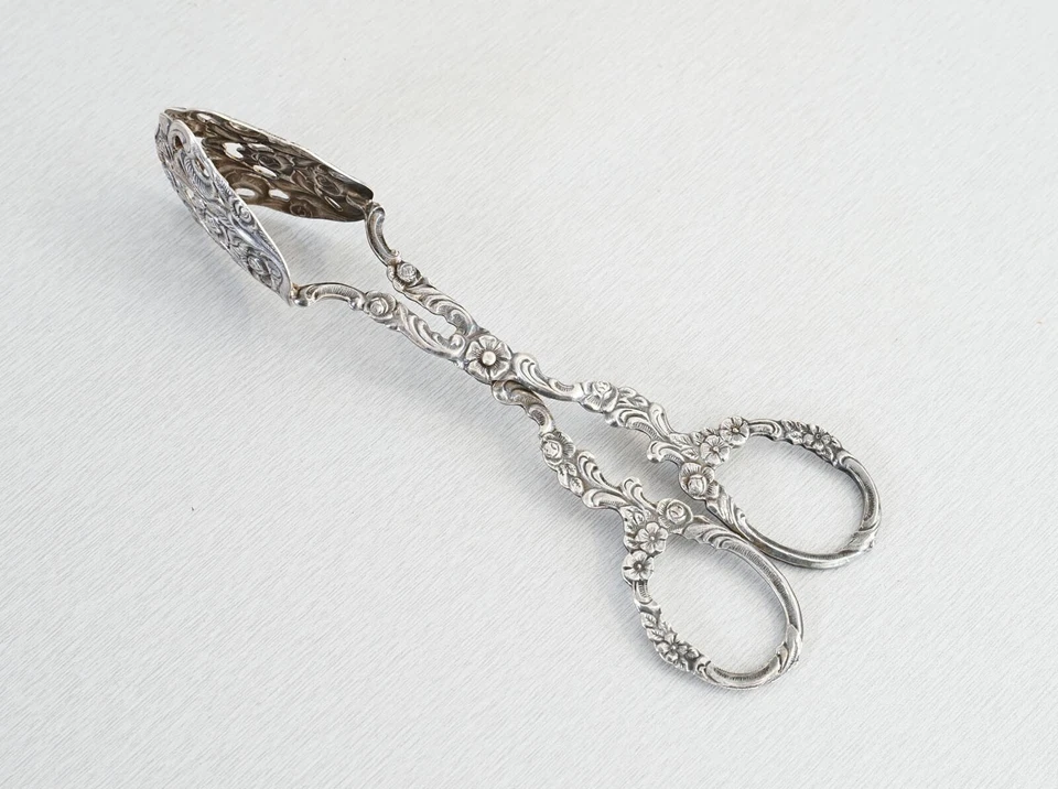 elegante pinza per dolci in argento 100 Hildesheimer Rose pinza per... - Immagine 2 di 4