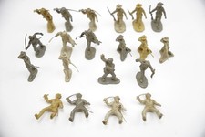 60s/70s Vintage Marx Toy Soldier Boone Crockett Frontiersman 20pc Set FC