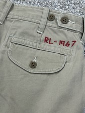 Polo Ralph Lauren Pants Youth Size 16 Khaki Straight Chino Beige Cotton NEW