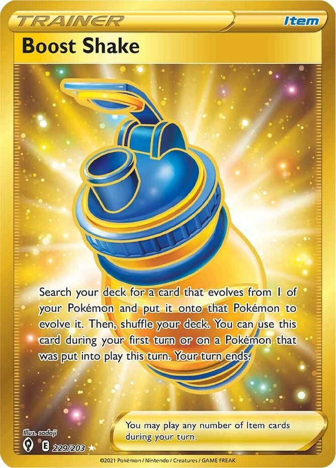 Pokemon Boost Shake - 229/203 - Secret Rare NM-Mint Evolving Skies
