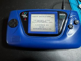 Blue Sega Game Gear Fully Recapped Lion King 3 Games Tested Works Great