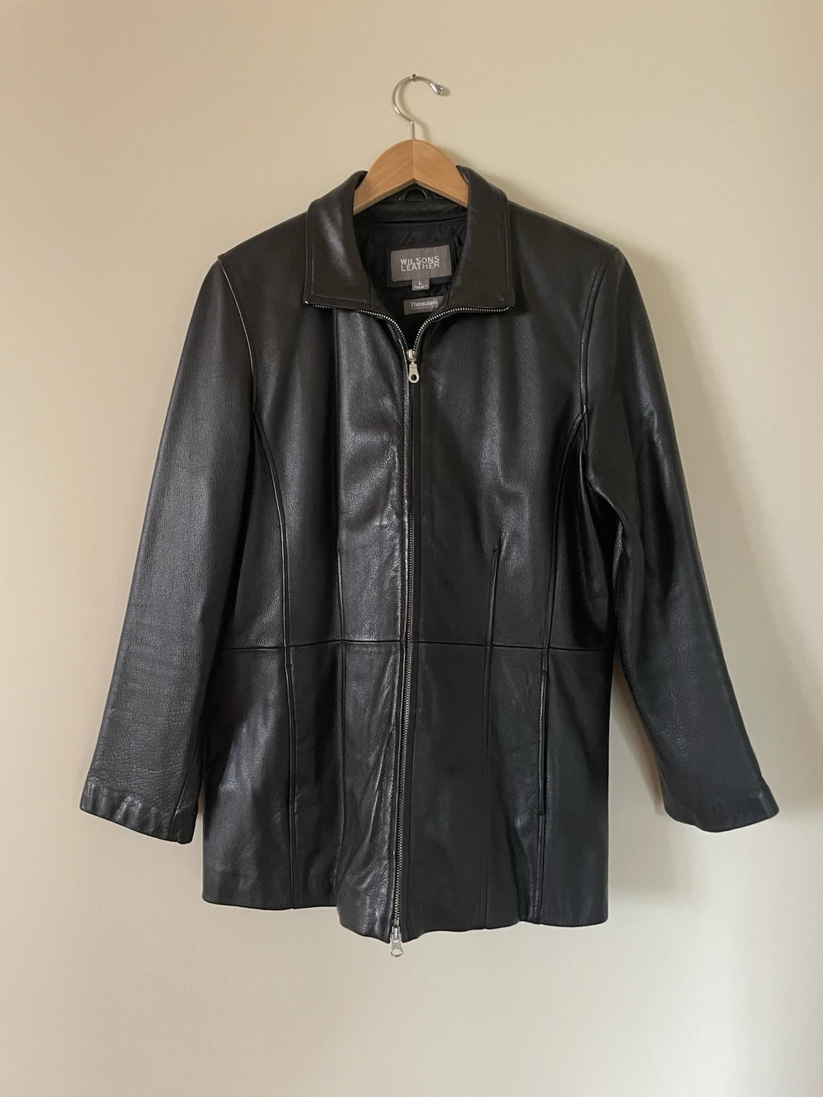 Wilsons Leather Women's Black Mid-Length Thinsulate Insulated Jacket Size L
Opens in a new window or
