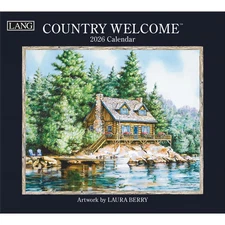 Lang Companies,  Country Welcome 2026 Wall Calendar by Laura Berry, 13.4'' X 12'