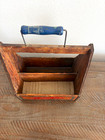 Pepsi Vintage Wooden Pepsi-Cola Bottle Carrier Caddy w/ Handle "Bigger Better" — photo 1