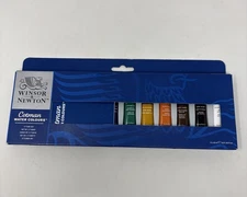 Winsor & Newton Cotman Watercolor Paint Set, 12 Colors, 8ml (0.27-oz) Tubes