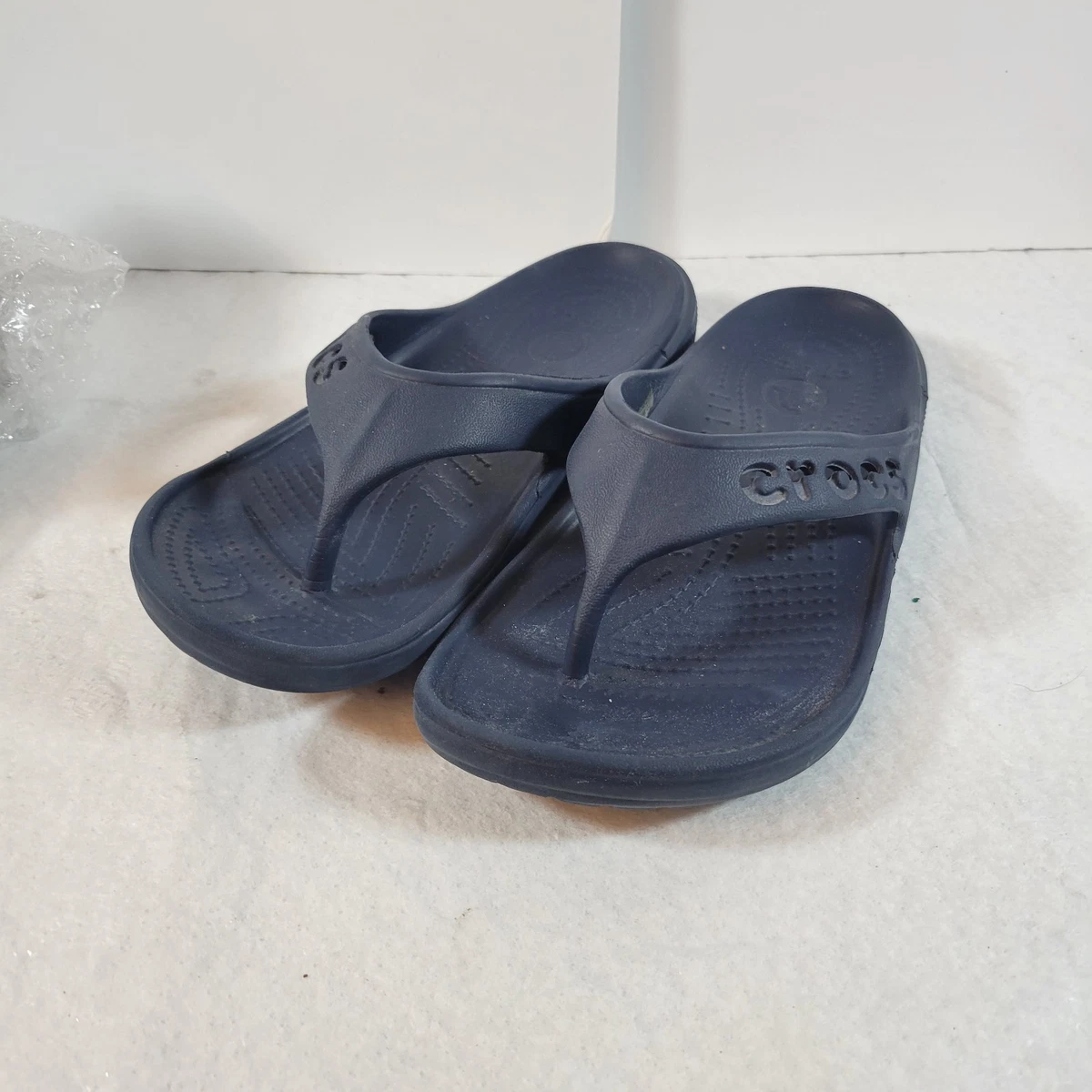 Crocs Athens Unisex Flip Flops Sandals Black Comfortable Dual Cushion Size 12 crocs athens products for sale | eBay main image 4