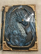 3D relief design notebook Stereo Notepad with Dragon Relief and Vintage Cover...