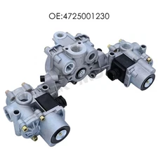 ABS Relay Valve Modulator Rear Axle Package For Wabco Peterbilt Volvo 4725001230