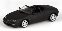 Minichamps 436120332 Alfa Romeo Spider 2003 Matt Black Fulda Modellauto 1:43