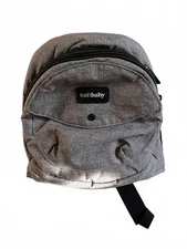 TushBaby Hip Carrier Seat Adjustable Belt Pockets Charcoal Gray Heathered