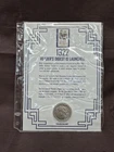 1922 First Commemorative Mint 1922 SILVER PEACE DOLLAR & READER'S DIGEST STAMP
