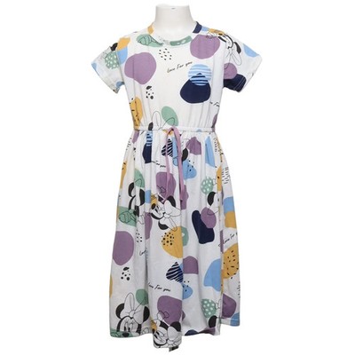 KLM, Kleid, Größe: 116, Weiß/Mehrfarbig, Baumwolle/Polyester, Print #EXS