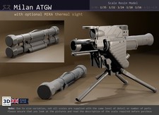 Milan Raketensystem mit Mira - 1/35, 1/32, 1/...