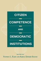 Stephen L. Elkin (U. A.) | Citizen Competence And Democratic Institutions | Buch