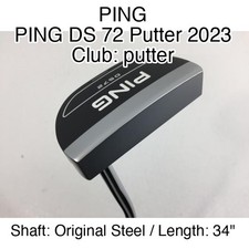 PING PING DS 72 Putter 2023 putter Putter 34" Original Steel Right-Handed