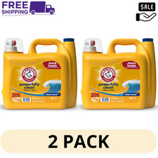 2 Pack ARM & HAMMER Liquid Detergent 205oz Clean Burst 205 Loads Laundry 0.09 per gallon
