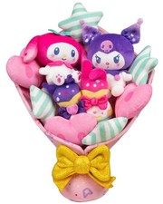 Sanrio Kuromi and My Melody Anniversary Plush Bouquet 50th and 20th NEW Sealed