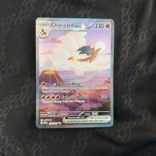 Pokemon SV Scarlet & Violet 151 Charizard EX Card 199/165 Sir