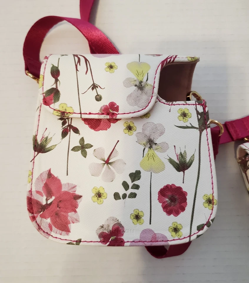 Estojo tiracolo para câmera Inmax Mini 12 Heyday floral com mini suporte para acessórios - Imagem 4 de 4