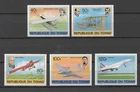 Chad: Mi.No.  823-27 Planes MNH