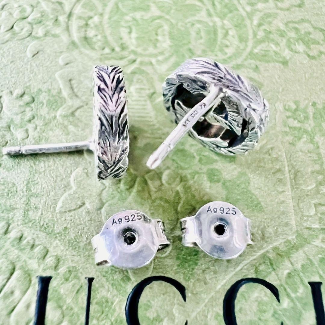 GUCCI Earrings Arabesque Pattern Interlocking GG … - image 7