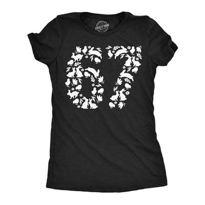 Womens Funny T Shirts 6 7 Easter Bunny Chicks Sarcastic Tee For Ladies