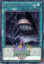 1st ed Sea Stealth II rare LED9-EN021 Yugioh