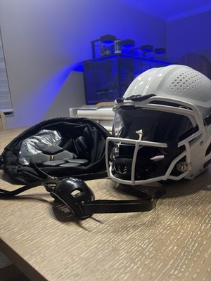 VICIS Qb zero 2 helmet w/ Oakley visor, extra chin strap, all adjustable padding
