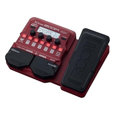 ZOOM B1X FOUR Bass Multieffektpedal 71 FX 9 Verstärker Modelle Looper Rhythmu...