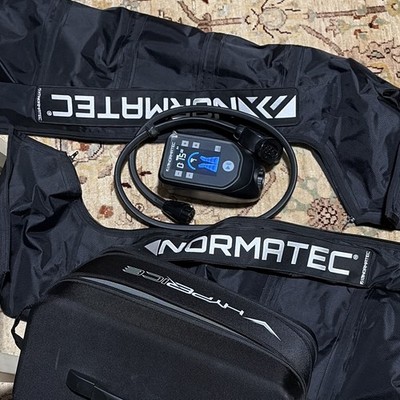 NormaTec Pulse 2.0 Leg Air Compression Circulation Massager Portable Black