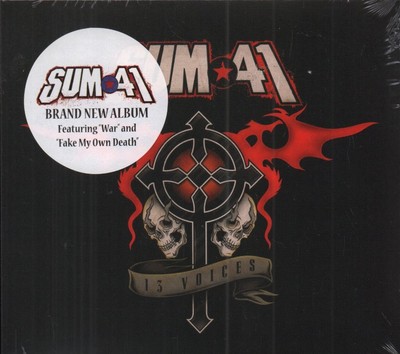 Sum 41 13 Voices CD USA Hopeless 2016 in gatefold card sleeve sealed has info