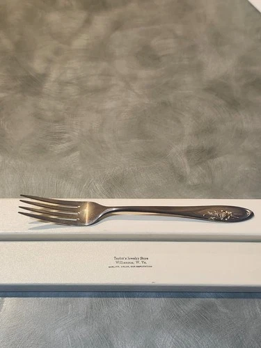 Sculptured Rose by Towle Sterling Silver Regular Fork 7 5/8"