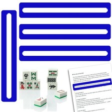 Mahjong Line Finder Regla Tiras Rastreador Accesorios para Principiantes Expertos