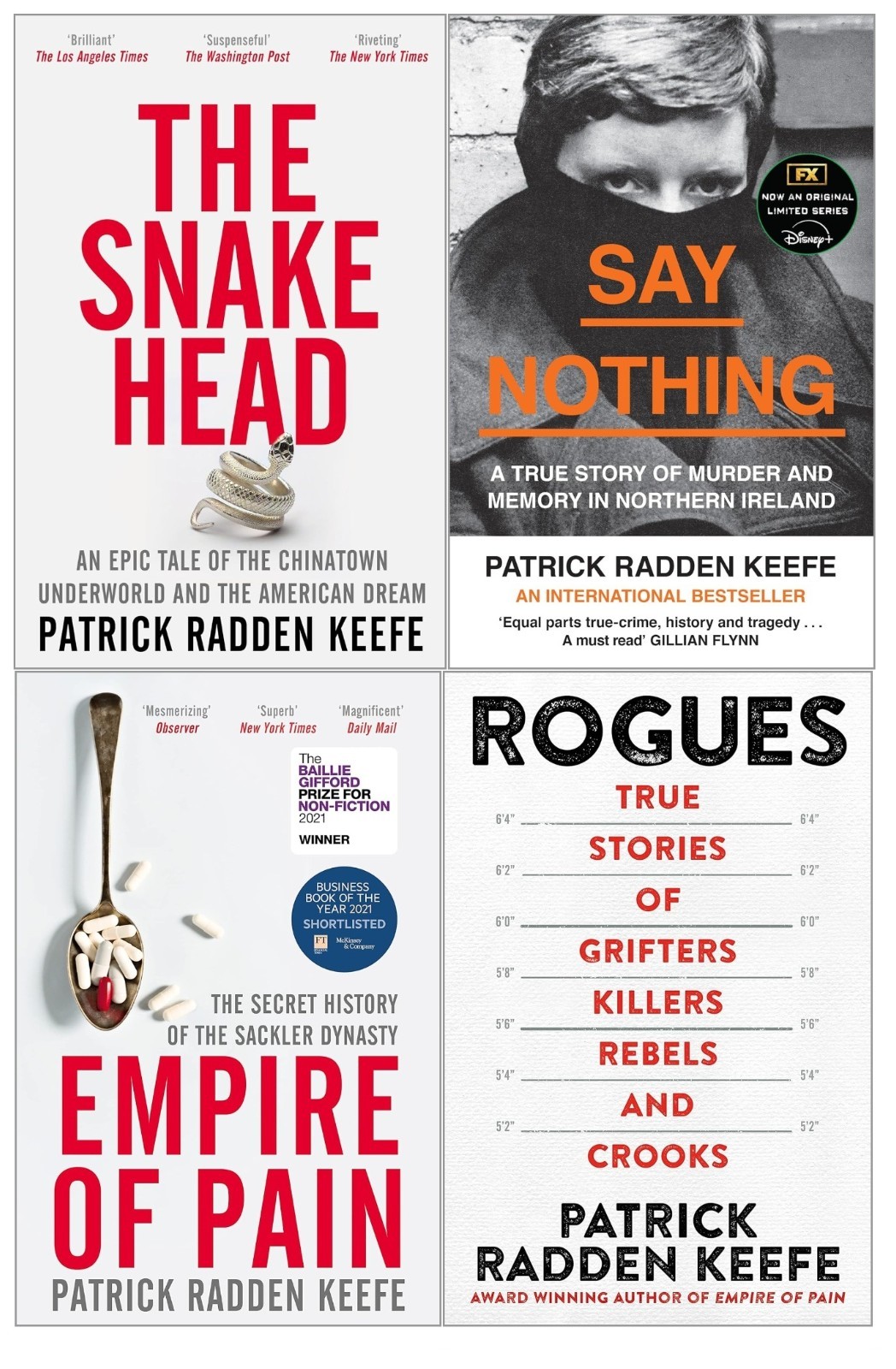 Patrick Radden Keefe 4 Books Collection Set Rogues, The Snakehead, Say Nothing - Image 5