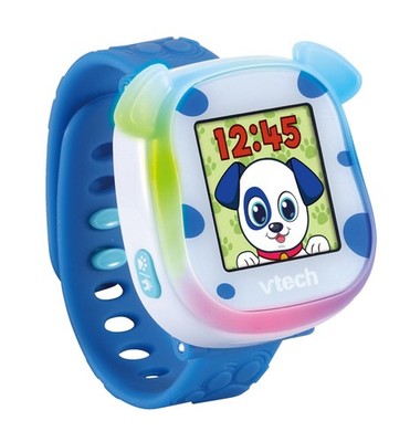 VTECH My First KidiWatch Elektronische Uhr, Blau/Mehrfarbig
