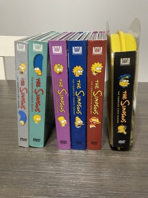 The Simpsons Dvd Season 1-6  Lot  Disc Manual Case