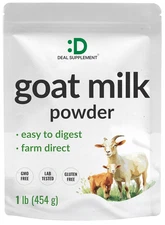 Goat Milk Powder, 1Lb – Natural Grass Fed Source from Australia – Farm Direct – 