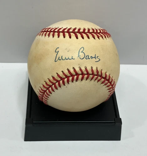 Ernie Banks Chicago Cubs Autographed Signed Baseball with COA