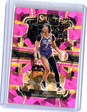 2024 Panini Select WNBA #58 Rickea Jackson Prizms Pink Ice