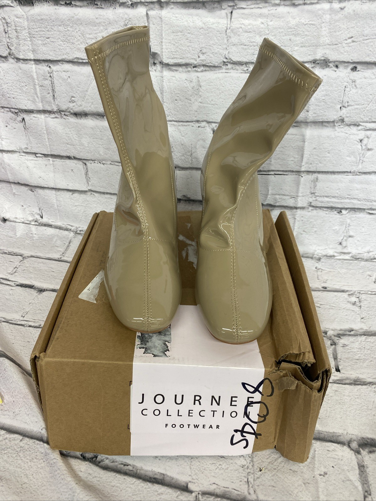 Journey Collection Reice Size 7 1/2 Genuine Leather Boots for Men