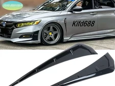 Glossy Black Soft TPU Side Fender Airfoil Accessories Fit For Honda Accord Civic