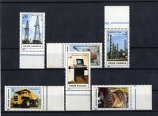 Romania 1986 Oil Refinery, Steam turbine, Excavator, Computer, Industry + margin