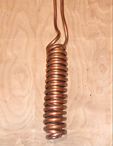 2" Copper Coil Condenser For 2" Inch Moonshine Still Beer Keg Reflux Still