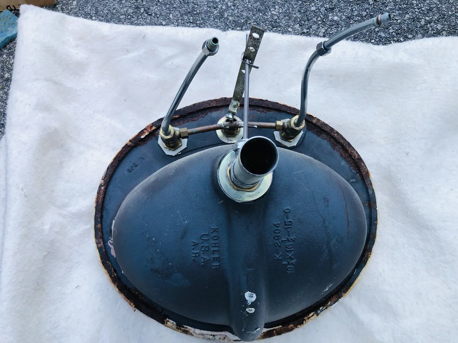 Vintage Mid Century Pink Kohler Bathroom Set Bath Tub Toilet & Cast