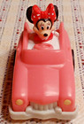 Vintage McDonald's Happy Meal Toy Disney Miniature Minnie Mouse In Pink Car 1988 — photo 1